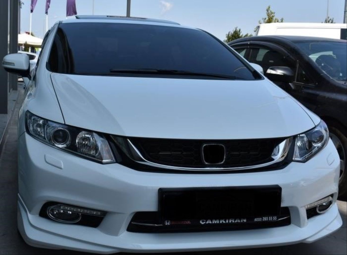 Honda Civic Uyumlu Fb7 2012-2015 Ön Tampon Eki Modulo