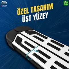 S-Dizayn Kia XCeed S-Plus Gri Yan Basamak 183 Cm 2019 Üzeri