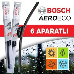 Bosch AeroEco Serisi Dacia Sandero Muz Silecek Takımı (2008-2015)  Muz Tip Silecek