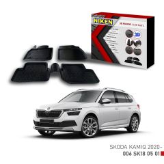 Skoda Kamiq -2020 için Uyumlu 3D Paspas