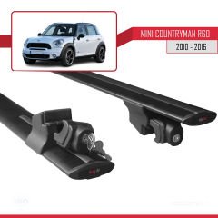 Mini Countryman R60 2010-2016 Arası ile uyumlu HOOK Model Anahtar Kilitli Ara Atkı Tavan Barı SİYAH