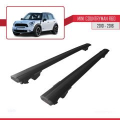 Mini Countryman R60 2010-2016 Arası ile uyumlu HOOK Model Anahtar Kilitli Ara Atkı Tavan Barı SİYAH