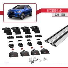 Mitsubishi ASX / RVR (MK3) 2010-2023 Arası ile uyumlu ACE-2 Ara Atkı Tavan Barı GRİ