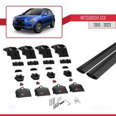 Mitsubishi ASX / RVR (MK3) 2010-2023 Arası ile uyumlu ACE-2 Ara Atkı Tavan Barı SİYAH