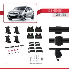 Kia Rio (UB) Hatchback 2011-2015 Arası ile uyumlu ACE-4 Ara Atkı Tavan Barı SİYAH