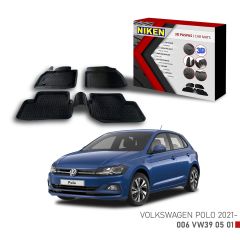 Vw Polo -2021 için Uyumlu 3D Paspas