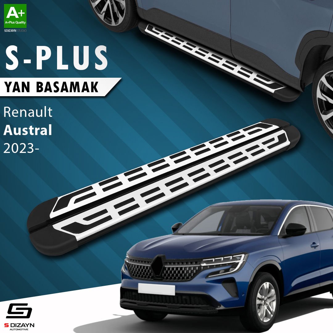 S-Dizayn Renault Austral S-Plus Gri Yan Basamak 183 Cm Etekli 2023 Üzeri