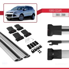 Ford Escape 2013-2019 Arası ile Uyumlu FLY Model Ara Atkı Tavan Barı GRİ