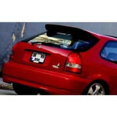 Honda Civic Uyumlu 1996 - 2001 Hatchback Spoiler 3 Kapı (Fiber)