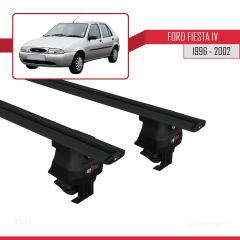 Ford Fiesta IV 1996-2002 Arası ile uyumlu ACE-4 Ara Atkı Tavan Barı SİYAH