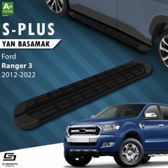 S-Dizayn Ford Ranger 3 S-Plus Siyah Yan Basamak 203 Cm 2012-2022