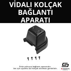 S-Dizayn Hyundai Accent Blue Vidalı Kol Dayama Kolçak Alt Adaptör 2011-2017 A+ Kalite