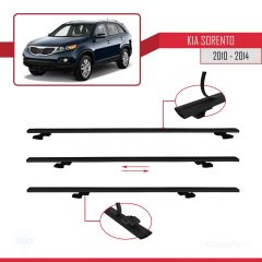 Kia Sorento 2010-2014 Arası ile uyumlu Basic Model Ara Atkı Tavan Barı SİYAH 3 ADET