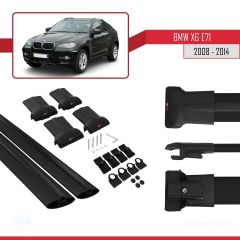 BMW X6 2008-2014 Arası ile uyumlu FLY Model Ara Atkı Tavan Barı SİYAH