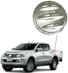 Mitsubishi L200 Uyumlu 2015 2018 Depo Kapağı Kaplama Krom Parça