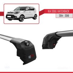 Kia Soul (PS) 2014-2019 Arası ile uyumlu ACE-2 Ara Atkı Tavan Barı GRİ