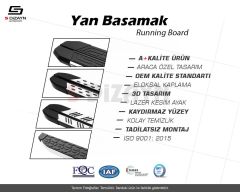 S-Dizayn Ford Courier 2 Evo Krom Yan Basamak 183 Cm 2023 Üzeri