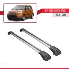 Kia Soul Hatchback 2009-2013 Arası ile uyumlu ACE-1 Ara Atkı Tavan Barı GRİ