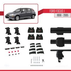 Ford Focus I 1998-2005 Arası ile uyumlu ACE-4 Ara Atkı Tavan Barı SİYAH