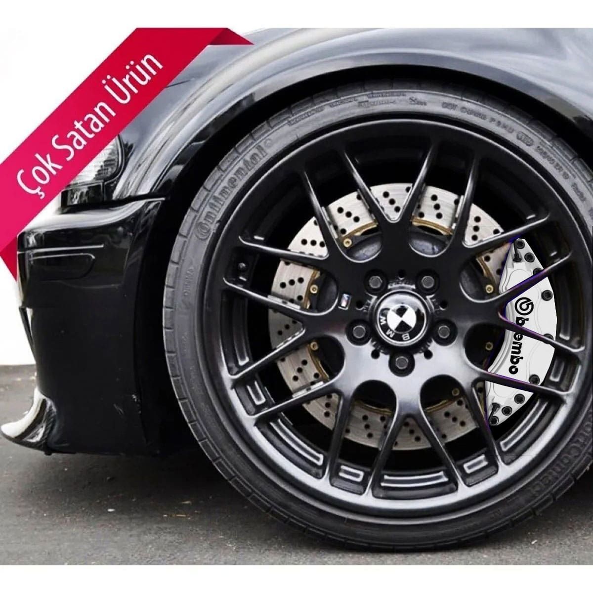 Toyota Aygo Uyumlu Brembo Beyaz Kaliper Kapağı 4 Parça Ön Arka Set