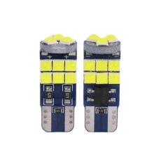 Dekoratif Led Ampul T10-18Smd 3030Canbus 12V Çift Beyaz/ Laam867