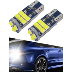 Dekoratif Led Ampul T10-18Smd 3030Canbus 12V Çift Beyaz/ Laam867