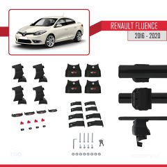 Renault Fluence 2016-2020 Arası ile uyumlu ACE-4 Ara Atkı Tavan Barı SİYAH