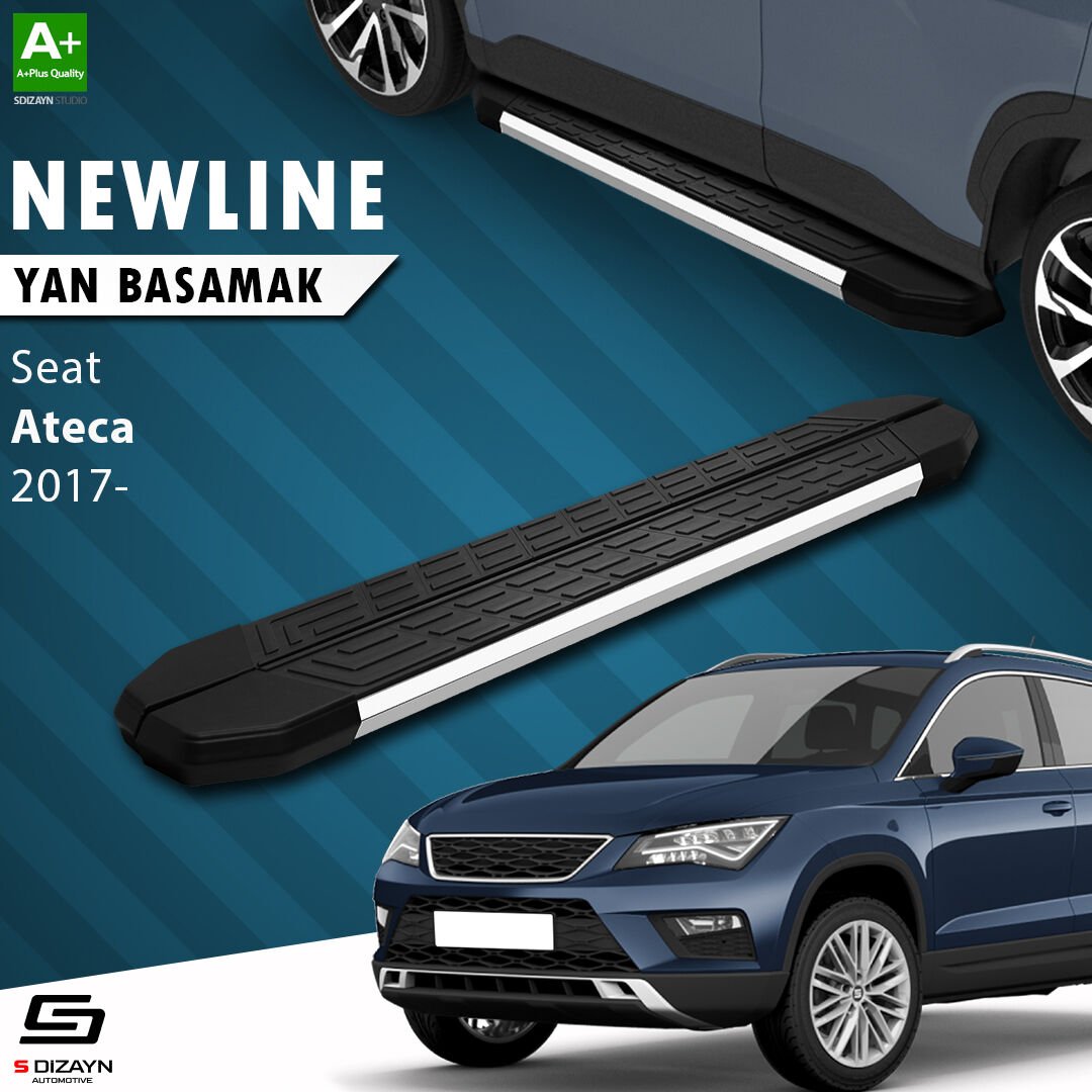 S-Dizayn Seat Ateca NewLine Krom Yan Basamak 173 Cm 2017 Üzeri A+ Kalite