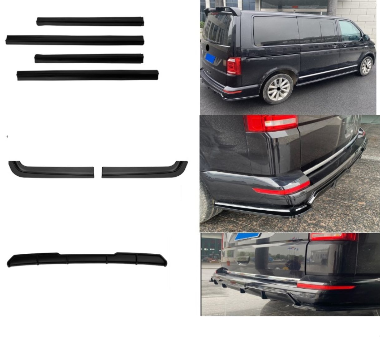 Transporter T6 İçin Aero Kit (Spoiler Dahil)