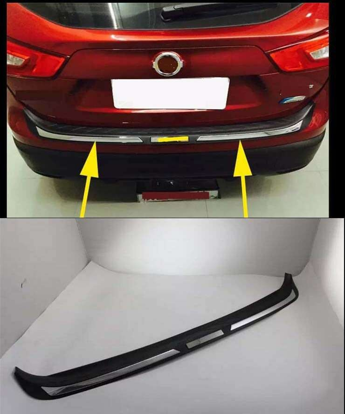 Nissan Qashqai Uyumlu 2014 2017 Arka Tampon Eşik Koruma Parça