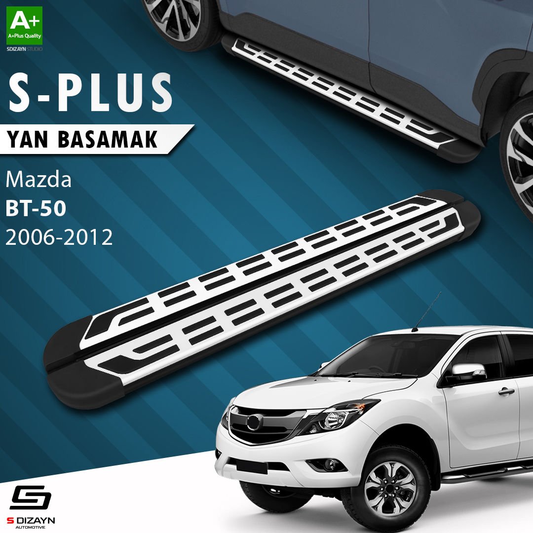 S-Dizayn Mazda BT-50 Pick-Up S-Plus Gri Yan Basamak 193 Cm 2006-2012