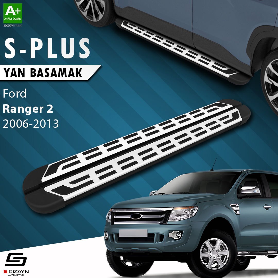 S-Dizayn Ford Ranger 2 S-Plus Gri Yan Basamak 193 Cm 2006-2013