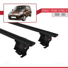 Renault Grand Scenic III  2009-2013 Arası ile uyumlu ACE-4 Ara Atkı Tavan Barı SİYAH