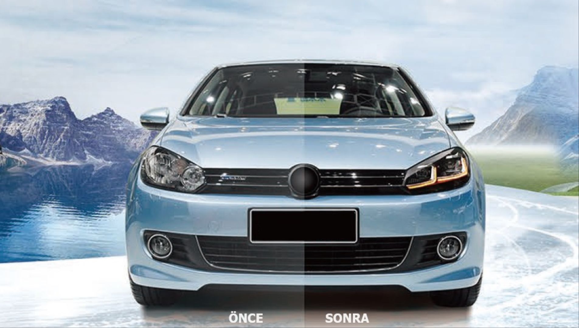 GOLF 6 İÇİN 7.5 GÖRÜNÜM J LED FAR