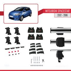 Mitsubishi Spacestar / Mirage (A00) 2012-2016 Arası ile uyumlu ACE-4 Ara Atkı Tavan Barı GRİ