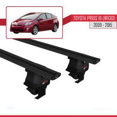 Toyota Prius III (XW30) 2009-2015 Arası ile uyumlu ACE-4 Ara Atkı Tavan Barı SİYAH