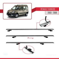 Renault Kangoo 2003-2008 Arası ile uyumlu Basic Model Ara Atkı Tavan Barı GRİ 3 ADET