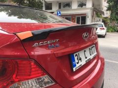 Hyundai Accent Uyumlu Blue Spoiler Yarasa (Fiber)