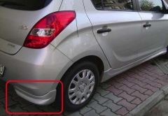 Hyundai İ20 Uyumlu 2009-2013 Arka Flap (Plastik)