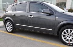 Opel Astra Uyumlu H Hatchback Kapı Koruma Çıtası Krom 2004 Üzeri