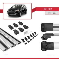 Ford Kuga 2008-2013 Arası ile uyumlu ACE-1 Ara Atkı Tavan Barı GRİ 3 ADET BAR