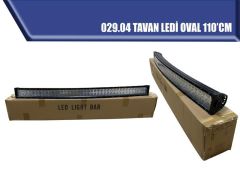 Tavan Ledi Uyumlu Oval Off Road Sis Lambası Ledli LED Bar 110'Cm Parça