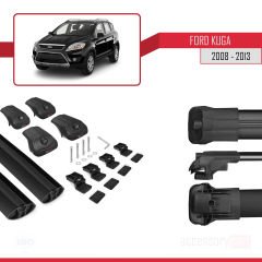 Ford Kuga 2008-2013 Arası ile uyumlu ACE-1 Ara Atkı Tavan Barı SİYAH