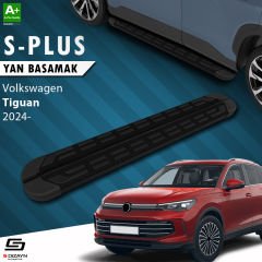 S-Dizayn VW Tiguan 3 S-Plus Siyah Yan Basamak 183 Cm Etekli 2024 Üzeri