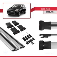 Ford Kuga 2008-2013 Arası ile uyumlu FLY Model Ara Atkı Tavan Barı GRİ