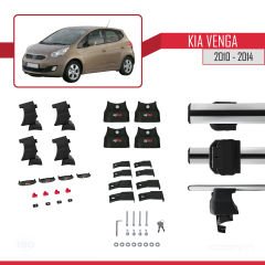 Kia Venga 2010-2014 Arası ile uyumlu ACE-4 Ara Atkı Tavan Barı GRİ