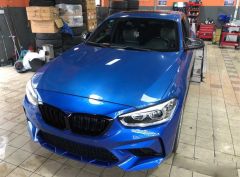 Bmw 1 Uyumlu Serisi F20 Lci M2C Ön Tampon Panjur Seti (2015-2018)