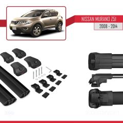 Nissan Murano (Z51) 2008-2014 Arası ile uyumlu ACE-1 Ara Atkı Tavan Barı SİYAH