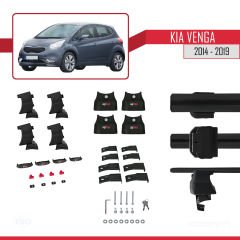 Kia Venga 2014-2019 Arası ile uyumlu ACE-4 Ara Atkı Tavan Barı SİYAH