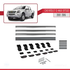 Chevrolet D-Max (RT50) 2012-2015 Arası ile uyumlu Basic Model Ara Atkı Tavan Barı GRİ 3 ADET